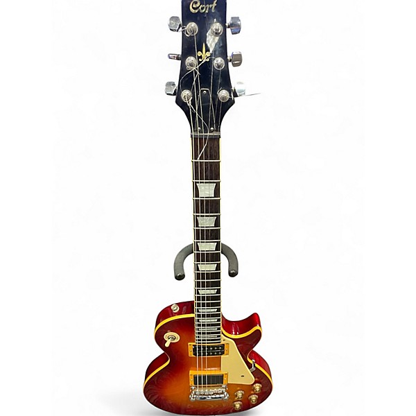 Used Cort CR 100 2 Tone Sunburst Solid Body Electric Guitar