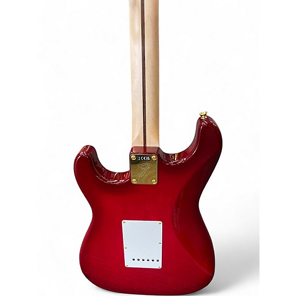 Used 2025 Fender Richie Kotzen Stratocaster Transparent Red Burst Solid Body Electric Guitar