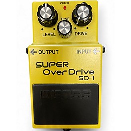 Used BOSS SD1 Super Overdrive Effect Pedal