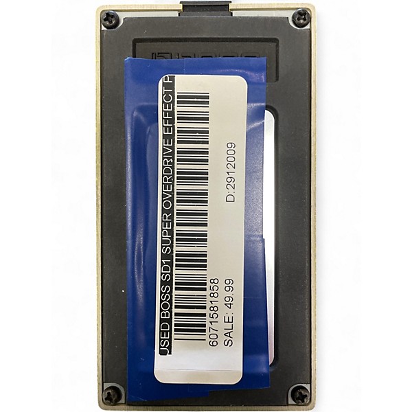 Used BOSS SD1 Super Overdrive Effect Pedal