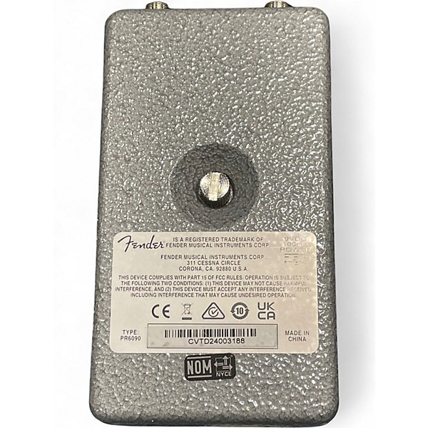 Used Fender Hammertone Reverb Effect Pedal