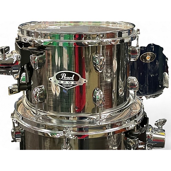 Used Pearl 5 Piece Export Chrome Drum Kit