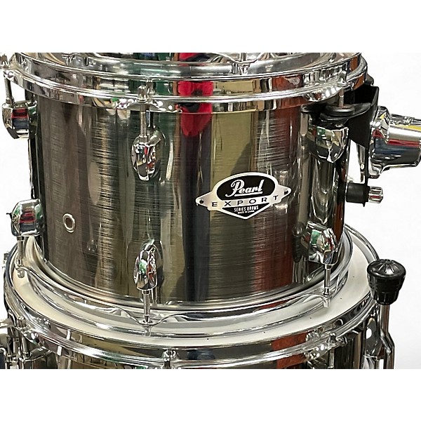Used Pearl 5 Piece Export Chrome Drum Kit