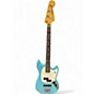 Used Fender Mustang Bass Aquatone Blue Electric Bass Guitar thumbnail