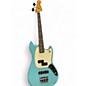 Used Fender Mustang Bass Aquatone Blue Electric Bass Guitar