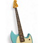 Used Fender Mustang Bass Aquatone Blue Electric Bass Guitar
