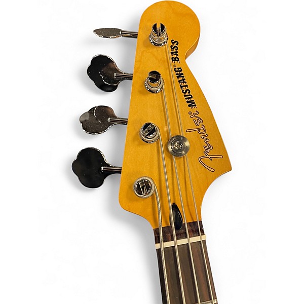 Used Fender Mustang Bass Aquatone Blue Electric Bass Guitar