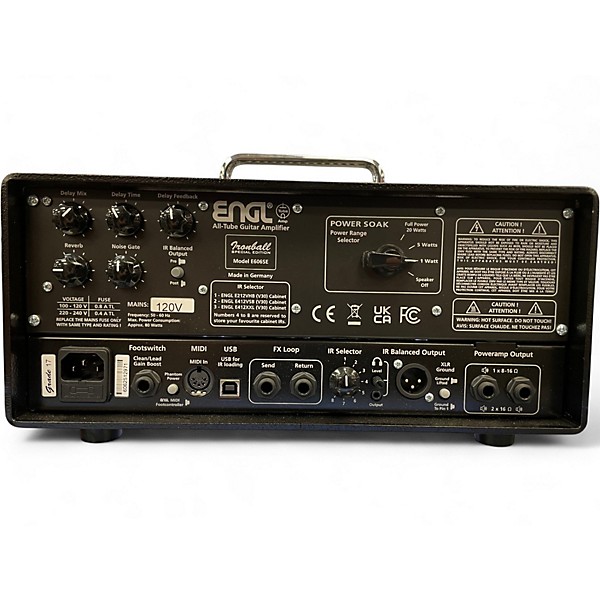 Used ENGL E606SE Ironball Special Edition 20W Tube Guitar Amp Head