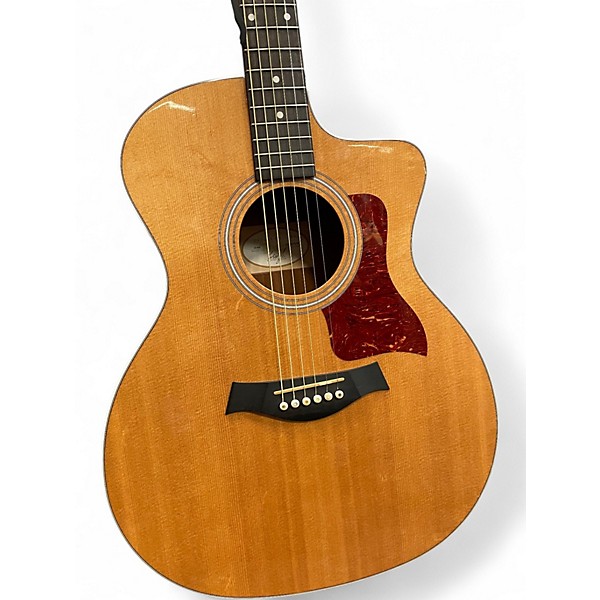 Used 2014 Taylor 214CE Natural Acoustic Electric Guitar