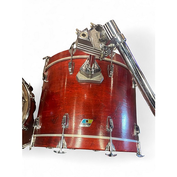 Vintage 1980 Ludwig 4 Piece Super Classic Red Mahogany Drum Kit