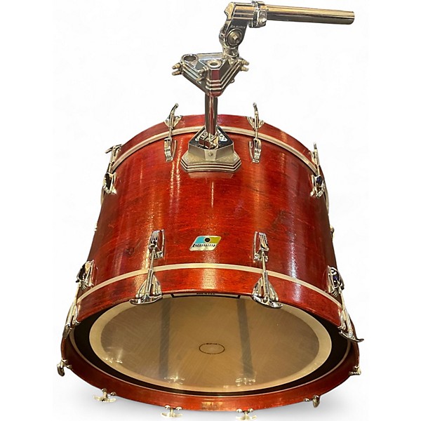 Vintage 1980 Ludwig 4 Piece Super Classic Red Mahogany Drum Kit