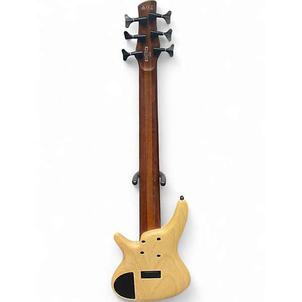 Used Ibanez SR656 Natural Electric Bass Guitar