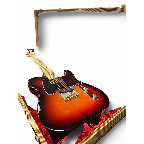 Used 2024 Fender American Performer Telecaster Hum 3 Tone Sunburst Solid Body Electric Guitar