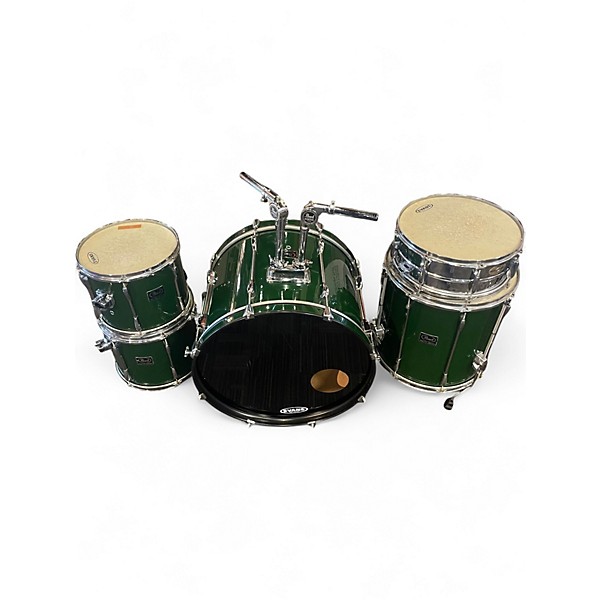 Used Pearl 5 Piece Export Teal Drum Kit