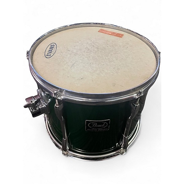 Used Pearl 5 Piece Export Teal Drum Kit