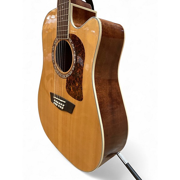 Used Washburn hd10sce12 Natural 12 String Acoustic Electric Guitar
