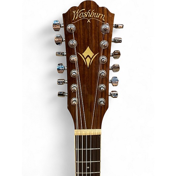 Used Washburn hd10sce12 Natural 12 String Acoustic Electric Guitar