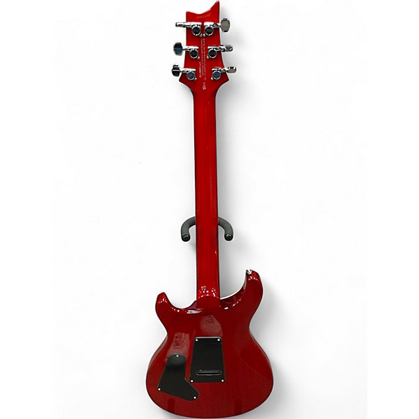 Used PRS SE 2408 QUILT CHARCOAL CHERRY BURST Solid Body Electric Guitar