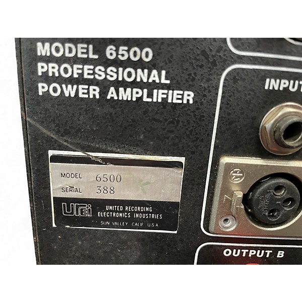 Used Urei MODEL 6500 Power Amp