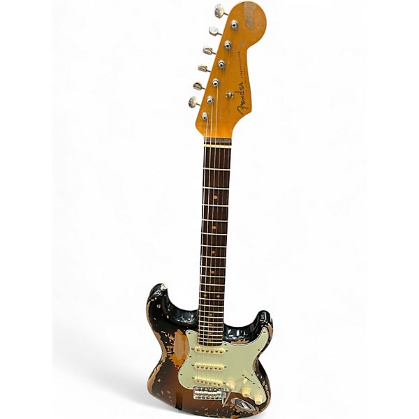 Used Fender MIKE MCREADY SIGNATURE STRATOCASTER 2 Tone Sunburst Solid Body Electric Guitar