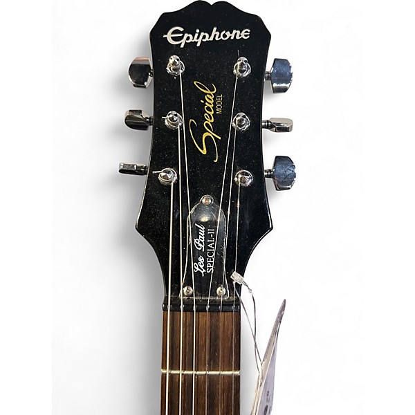 Used Epiphone Special II Black Solid Body Electric Guitar