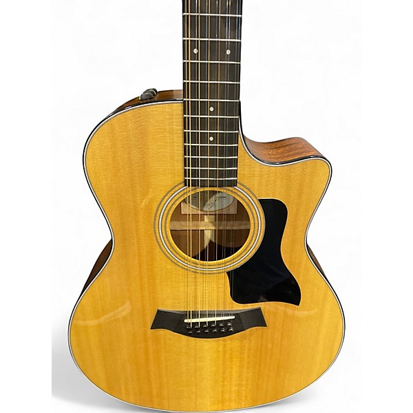 Used Taylor 356CE Natural 12 String Acoustic Electric Guitar