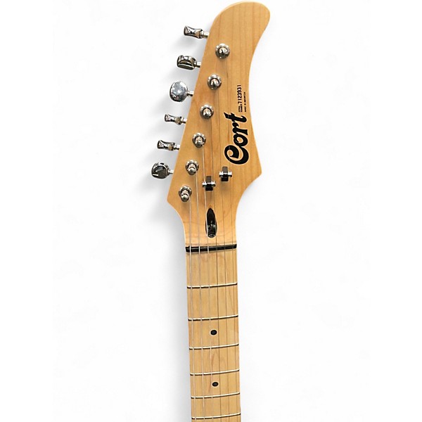 Used Cort STAT 2 WHITE Solid Body Electric Guitar