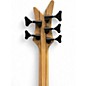 Used Dean  EDGE 5 Trans Black Electric Bass Guitar