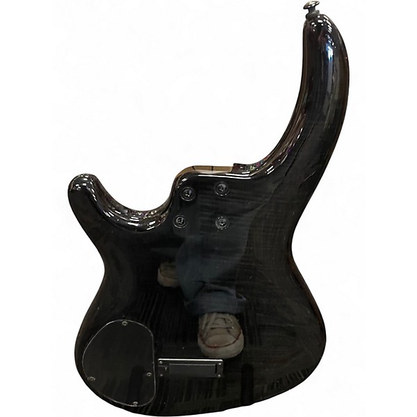 Used Dean  EDGE 5 Trans Black Electric Bass Guitar