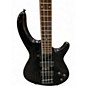 Used Dean EDGE 4 Trans Black Electric Bass Guitar