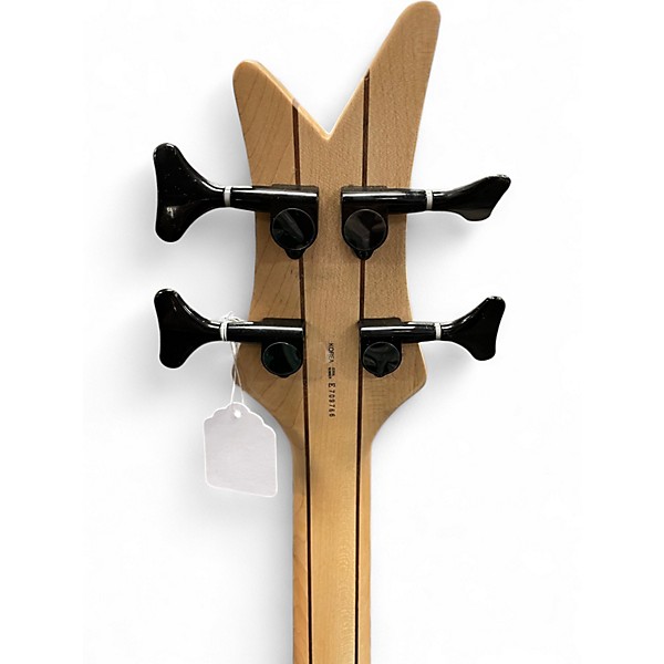 Used Dean EDGE 4 Trans Black Electric Bass Guitar