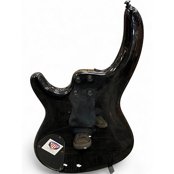 Used Dean EDGE 4 Trans Black Electric Bass Guitar