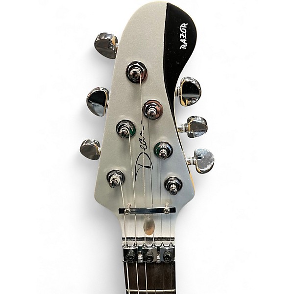 Used Dean RAZOR FS SILVER Solid Body Electric Guitar