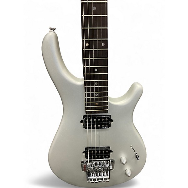 Used Dean RAZOR FS SILVER Solid Body Electric Guitar