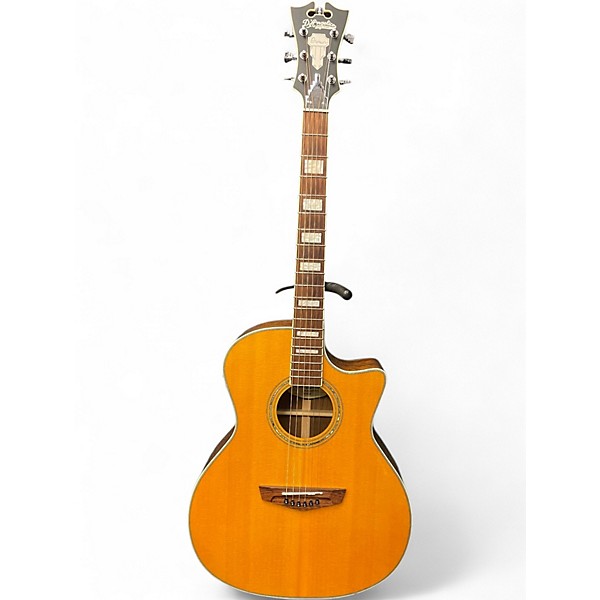 Used D'Angelico Gramercy Premier Antique Natural Acoustic Electric Guitar
