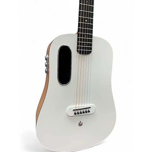 Used LAVA MUSIC ME AIR Arctic White Acoustic Electric Guitar