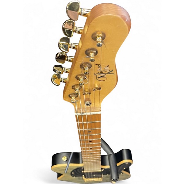 Used Michael Kelly T-Style Faded Blue Jean Solid Body Electric Guitar