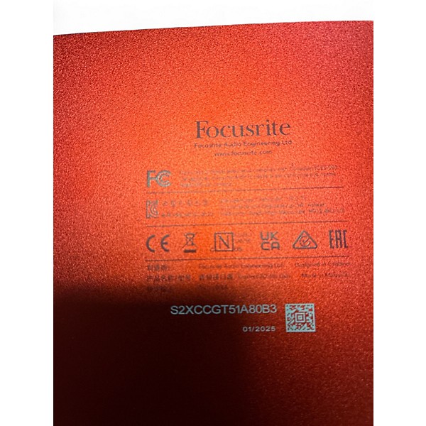Used Focusrite Scarlett 2i2 Audio Interface