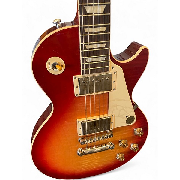 Used Gibson Les Paul Standard 1950S Neck Cherry Sunburst Solid Body Electric Guitar