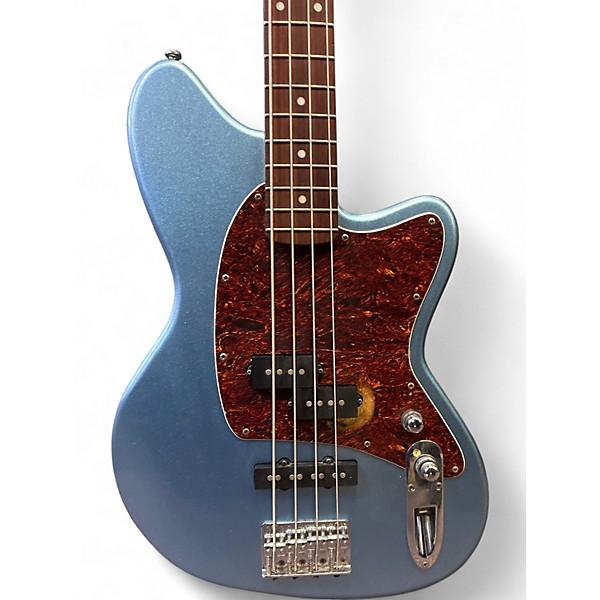 Used Ibanez TMB100 Soda Blue Electric Bass Guitar