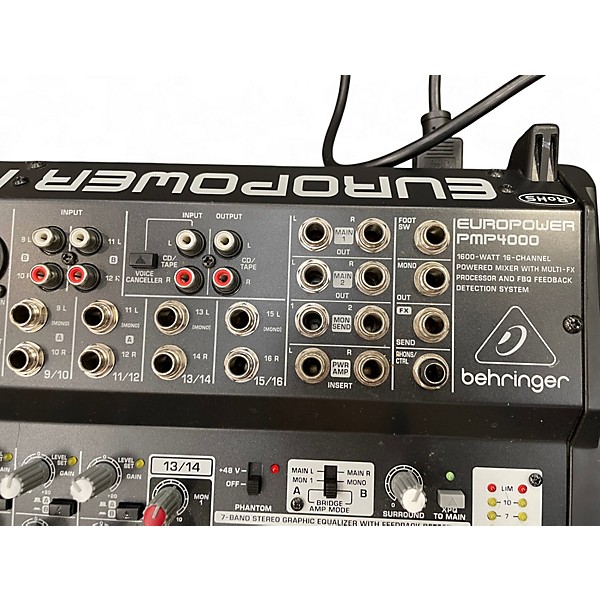 Used Behringer EUROPOWER PMP1000 Powered Mixer