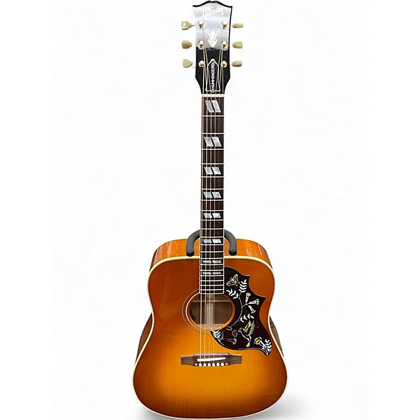 Used Gibson Hummingbird Honey Burst Acoustic Electric Guitar