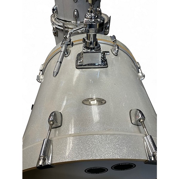 Used SPL 4 Piece bop kit Gray sparkle Drum Kit