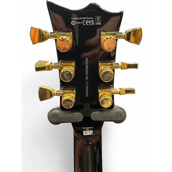 Used ESP LTD EC-1000 Deluxe with Fishman Fluence Black Gloss Solid Body Electric Guitar