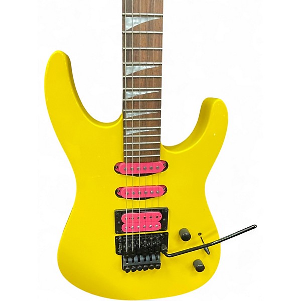 Used Jackson DK 3XR Yellow Solid Body Electric Guitar