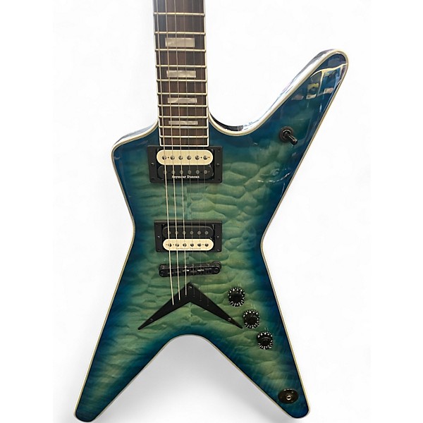 Used Dean ML Select Quilt Top Ocean Burst Solid Body Electric Guitar