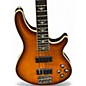 Used Schecter Guitar Research Omen 4 String 2 Tone Sunburst Electric Bass Guitar