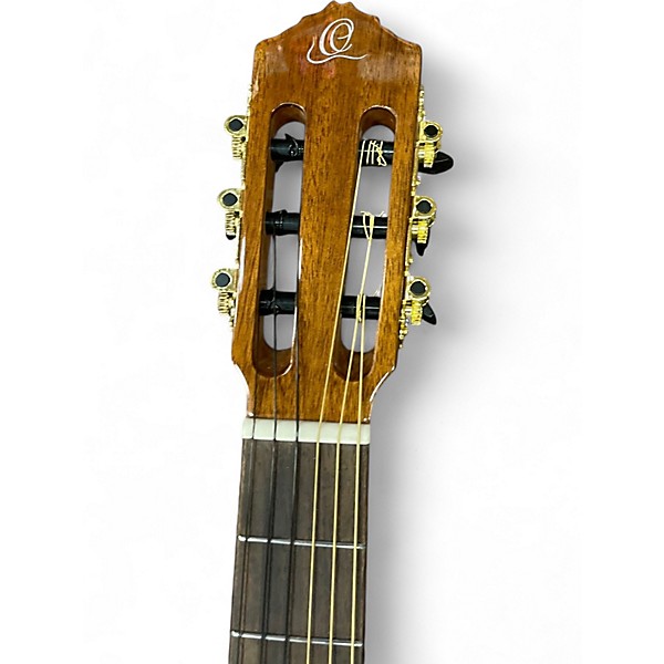Used Ortega RCE138-T4-L Natural Classical Acoustic Electric Guitar