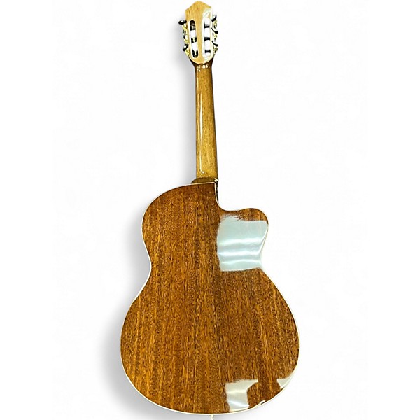 Used Ortega RCE138-T4-L Natural Classical Acoustic Electric Guitar