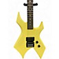 Vintage 1989 B.C. Rich U SERIES WARLOCK Vintage Yellow Solid Body Electric Guitar